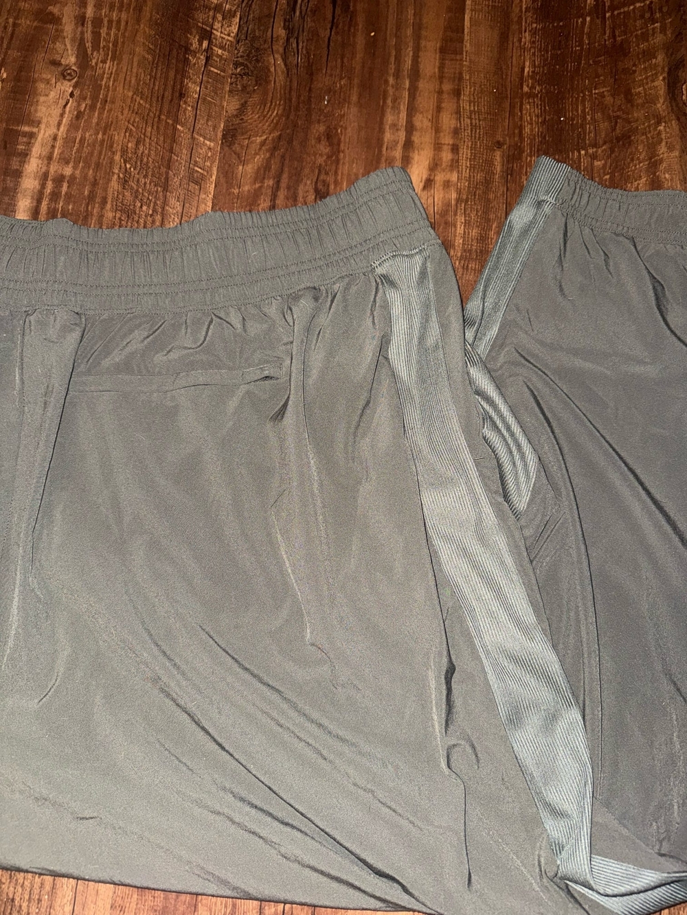 Charcoal Gray Athletic pants with Side Panels